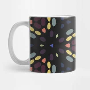 pink minimalist triangle print Mug